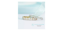 Load image into Gallery viewer, Half Eternity Ring - 14kt White Gold - 0.50ct Lab Grown Diamonds
