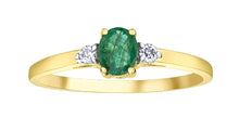 Load image into Gallery viewer, Ring - Diamonds & Emerald - 10kt Yellow Gold | DD7898YEM