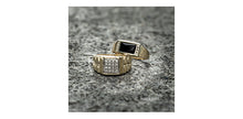 Charger l'image dans la galerie, Ring - 10kt yellow gold - Diamonds Onyx | DD8045YON