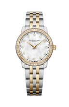 Load image into Gallery viewer, Toccata Ladies Classic Two-tone Gold 60 Diamond Steel Quartz Watch, 24 mm, mother-of-pearl dial | 5024-SPS-97081