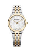 Load image into Gallery viewer, Toccata Ladies Classic Two-Tone Gold Diamond Steel Quartz Watch, 24 mm, mother-of-pearl dial | 5024-STP-97081