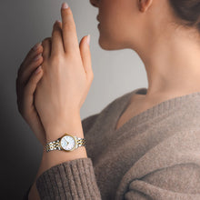 Load image into Gallery viewer, Toccata Ladies Classic Two-Tone Gold Diamond Steel Quartz Watch, 24 mm, mother-of-pearl dial | 5024-STP-97081