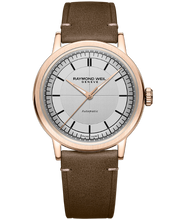 Load image into Gallery viewer, Raymond Weil Millesime Men's Automatic Silver Sector Dial Watch, 39.5 mm | 2925PC565001