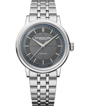 Charger l'image dans la galerie, Raymond Weil Millesime Automatic Central Seconds Anthracite Sector Dial Watch, 39 mm | 2925ST60011