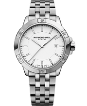 Charger l'image dans la galerie, Raymond Weil Tango Classic Men's Quartz White Dial Bracelet Watch, 41mm | 8160-ST-30041