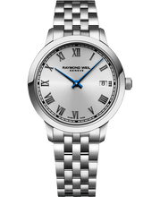 Load image into Gallery viewer, Raymond Weil Toccata Ladies Silver Dial Stainless Steel Quartz Watch, 34 mm | 5385-ST-00659