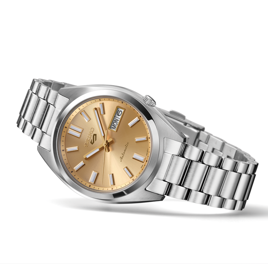 Seiko 5 Sports - Golden - 37.4mm | SRPL59K1J – Assaleh Joailleries