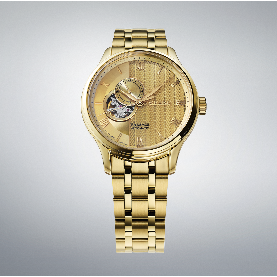 SEIKO腕時計 Seiko - Presage Automatic - Golden - 41.8mm | SSA468J1 – Assaleh