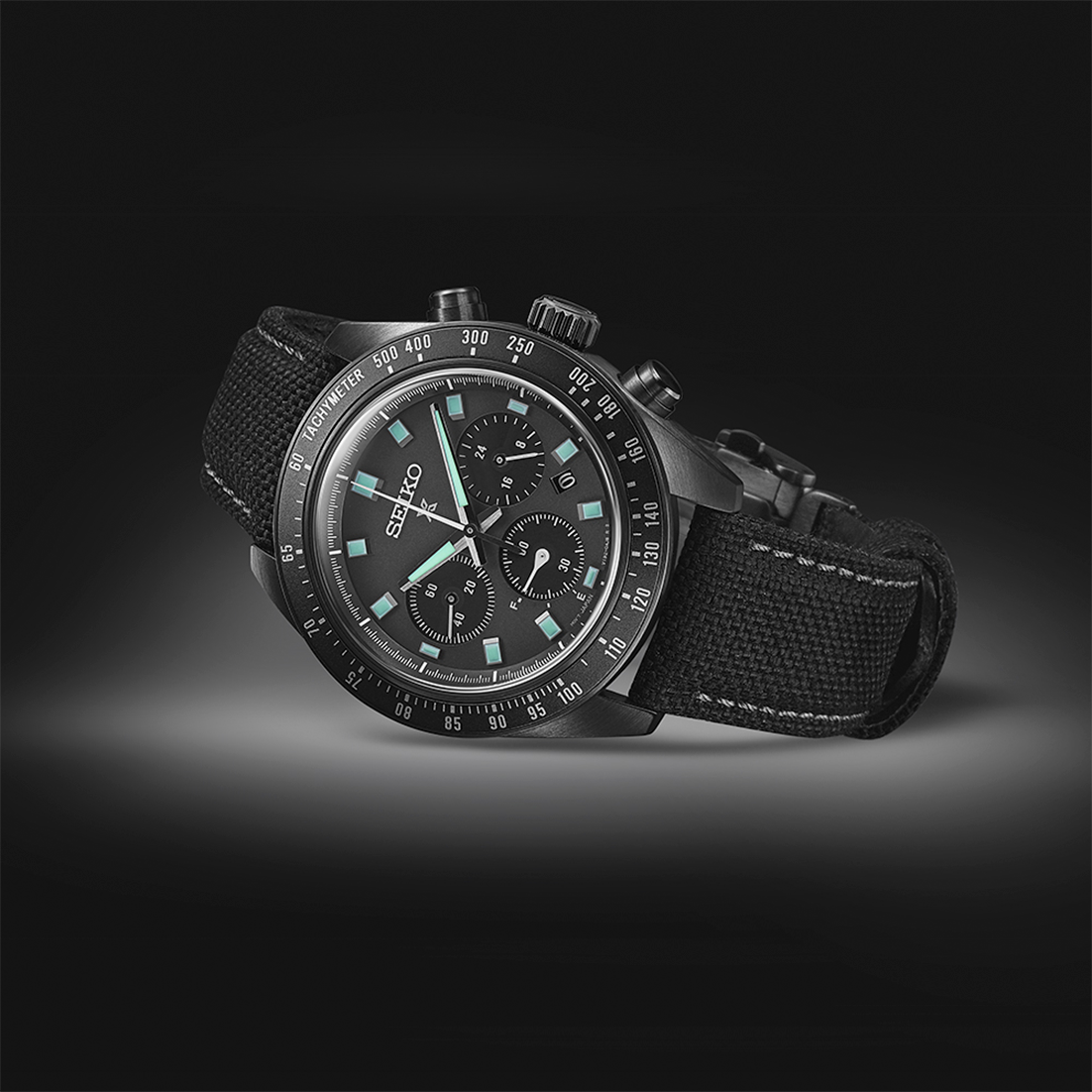 Black seiko solar watch online