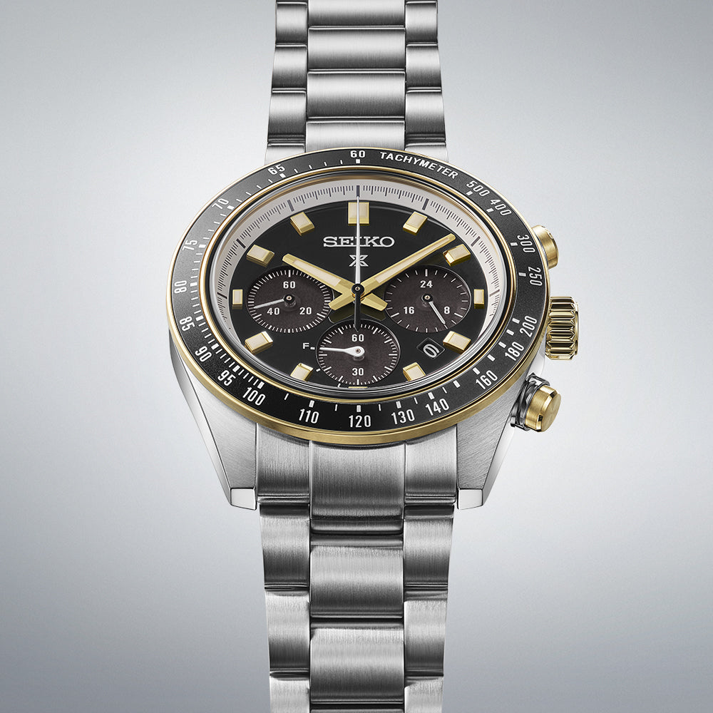 Seiko Prospex Speedtimer Solar Chronograph - Black - 41.4mm