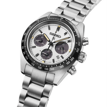 Charger l'image dans la galerie, Seiko Prospex Speedtimer Solar Chronograph - White - 39mm | SSC961P1