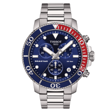 Charger l'image dans la galerie, Tissot Seastar 1000 Quartz Chronograph Blue-Red | T1204171104103