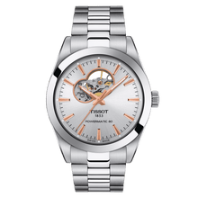 Load image into Gallery viewer, Tissot Gentleman Powermatic Silver 80 Open Heart | T1274071103101