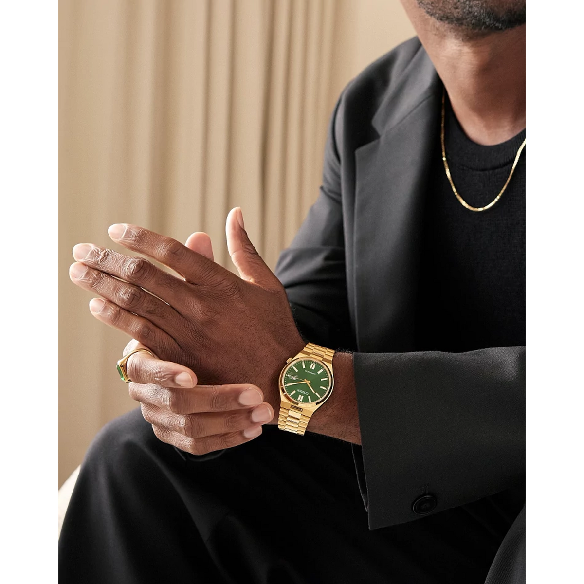 Citizen Automatic - TSUYOSA - Green- 40mm | NJ0152-51X – Assaleh