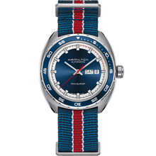 Load image into Gallery viewer, Hamilton AMERICAN CLASSIC PAN EUROP DAY DATE AUTO - 42mm - Blue | H35405741
