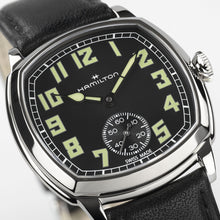 Load image into Gallery viewer, Hamilton AMERICAN CLASSIC Cushion Mechanical - 34mm x 34mm - Black | H36129730