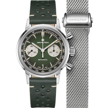Charger l'image dans la galerie, Hamilton AMERICAN CLASSIC INTRA-MATIC CHRONOGRAPH H - 40mm - Green | H38429861