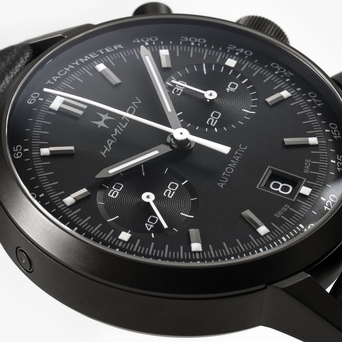 Hamilton AMERICAN CLASSIC INTRA-MATIC AUTO CHRONO - 40mm - Black