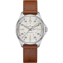 Load image into Gallery viewer, Hamilton KHAKI AVIATION PILOT DAY DATE AUTO - 42mm - Silver | H64635550