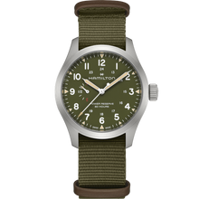 Load image into Gallery viewer, Hamilton KHAKI FIELD Mechanical Power Reserve - Green - 40mm | H69509960