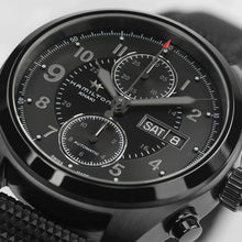 Charger l'image dans la galerie, Hamilton Khaki Field Auto Chrono - 42mm - Black | H71626735