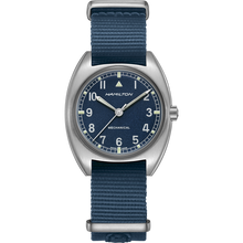 Load image into Gallery viewer, Hamilton KHAKI AVIATION PILOT PIONEER MECHANICAL - Blue | H76419941