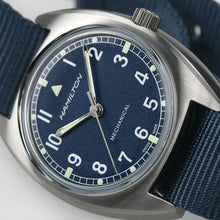 Load image into Gallery viewer, Hamilton KHAKI AVIATION PILOT PIONEER MECHANICAL - Blue | H76419941