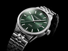 Charger et lire la vidéo dans la visionneuse de la Galerie, Raymond Weil Freelancer Men's Automatic Green Dial Stainless Steel Bracelet Watch, 42 mm | 2731-ST-52001