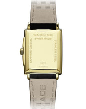 Charger l'image dans la galerie, Raymond Weil Toccata Men's Classic Rectangular Gold PVD White Dial Leather Watch | 5425-PC-00300