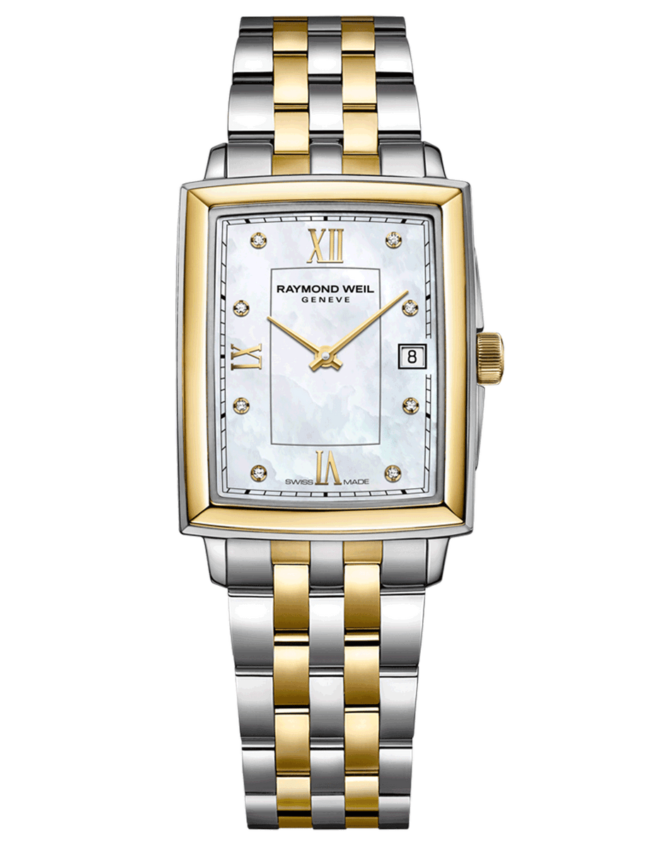 LLOYD☆Tourmaline Weaving Rosegold Watch Tango Classic Ladies Quartz Rose Gold Two-Tone Diamond Watch