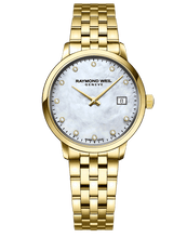 Charger l'image dans la galerie, Raymond Weil Toccata Classic Ladies Gold Diamond Steel Watch | 5985-P-97081