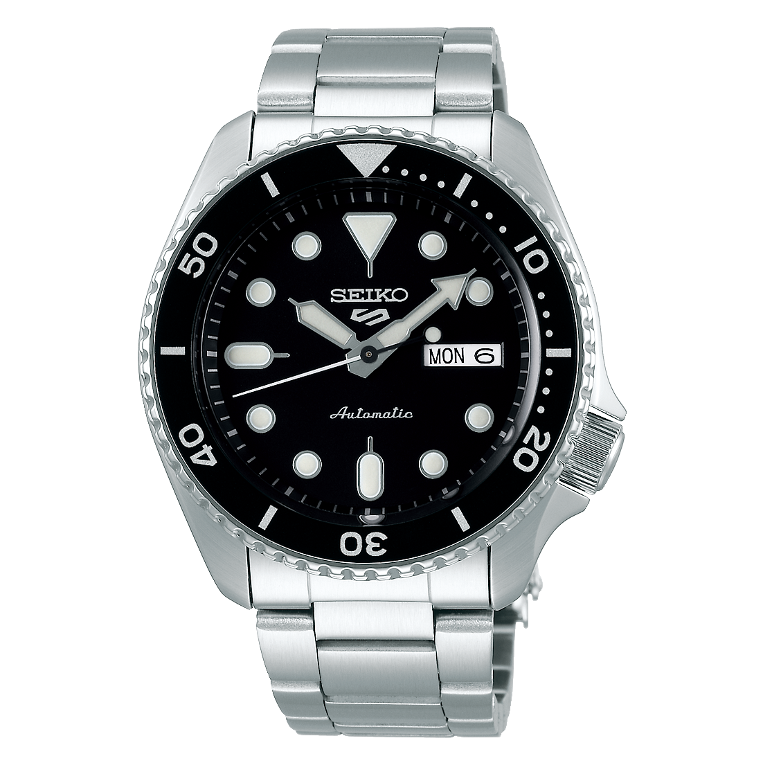 Seiko 5 Sports - Black - 42mm | SRPD55K1J – Assaleh Joailleries