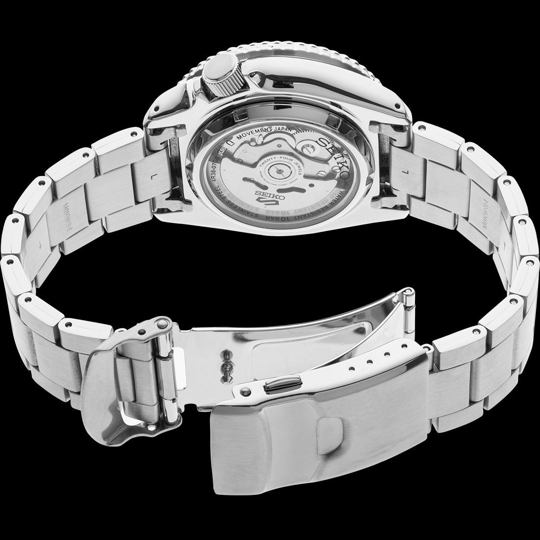 Seiko 5 clearance back