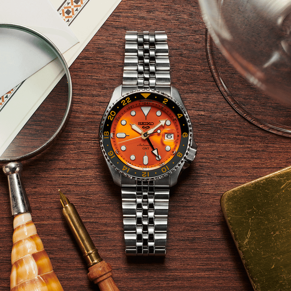Seiko 5 Sport s GMT Orange Automatic SSK005K1