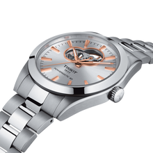 Load image into Gallery viewer, Tissot Gentleman Powermatic Silver 80 Open Heart | T1274071103101