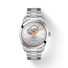 Load image into Gallery viewer, Tissot Gentleman Powermatic Silver 80 Open Heart | T1274071103101
