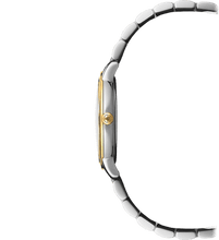 Charger l'image dans la galerie, Toccata Ladies Two-tone Gold Diamond Quartz Watch, stainless steel two-tone, white mother-of-pearl dial, 11 diamonds, yellow gold PVD | 5985-STP-97081
