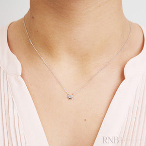 Necklace - Natural Diamond - 10kt Yellow Gold | 08-0410BZ15Y