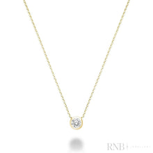 Load image into Gallery viewer, Necklace - Natural Diamond - 10kt Yellow Gold | 08-0410BZ15Y
