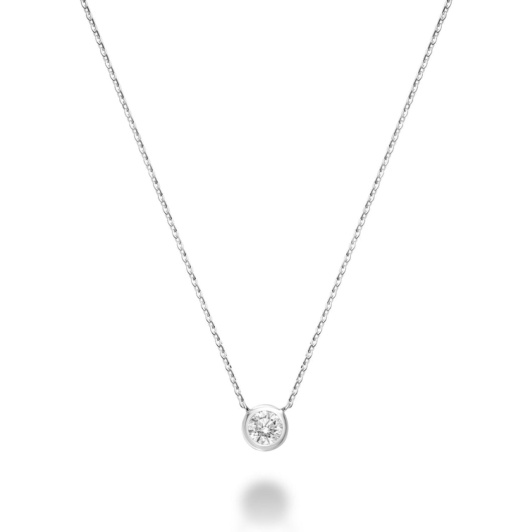 Necklace 10kt White Gold - Diamond | 08-0410BZ15