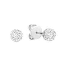 Charger l&#39;image dans la galerie, Stud Earrings | 14kt White Gold | Diamonds | 13-04FL35
