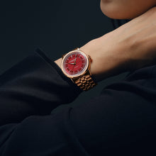 Charger l&#39;image dans la galerie, Raymond Weil Millesime Automatic Central Seconds Burgundy Dial Watch - 35 mm | 2125-PC45001
