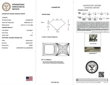 Load image into Gallery viewer, Solitaire Ring 14KT | LGD | 1.50ct princess cut center
