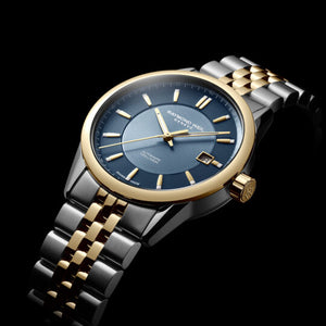 Raymond Weil Freelancer Automatic Blue Dial Stainless Steel Two-tone Bracelet Watch, 38 mm | 2771-STP-50051