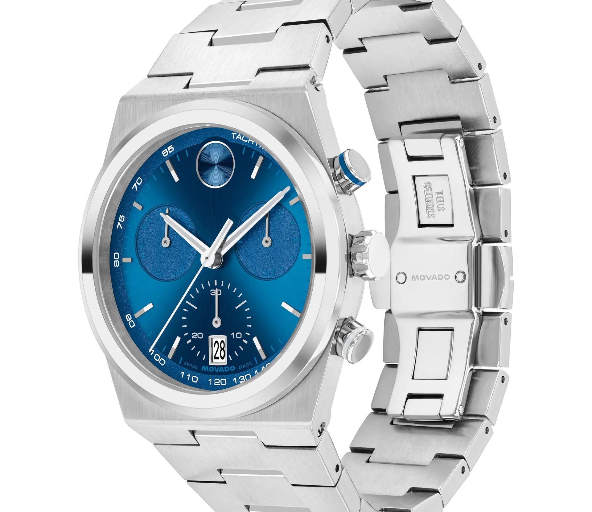 Load image into Gallery viewer, Movado Bold Quest Blue Chrono Quartz- 42mm | 3601199