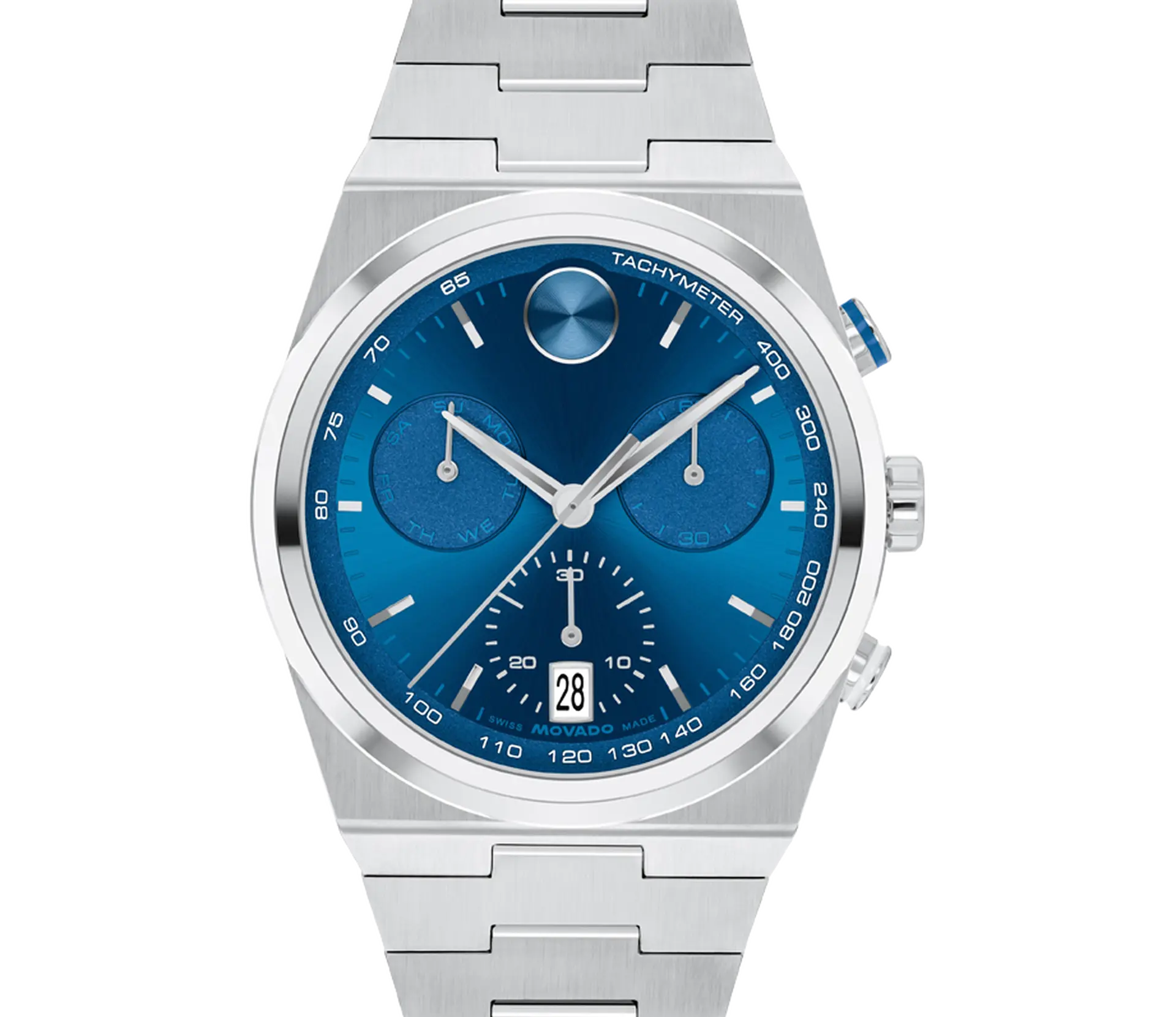 Movado Bold Quest Blue Chrono Quartz- 42mm | 3601199 – Assaleh