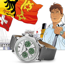 Charger l&#39;image dans la galerie, Raymond Weil Millesime Tri-compax Chronograph Largo Winch Limited Edition Automatic Watch, 39.5 mm | 7765-STC-LAR01
