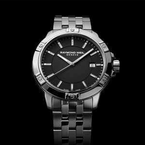 Raymond Weil Tango Classic Men's Quartz Black Dial Bracelet Watch, 41mm | 8160-ST-20041