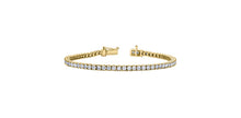 Charger l&#39;image dans la galerie, Tennis Bracelet - Lab Grown Diamonds - 10 Yellow Gold | 4.00ct Total

