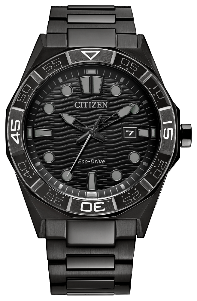 Citizen Brycen Eco-Drive - Black 42mm | AW1855-52E – Assaleh